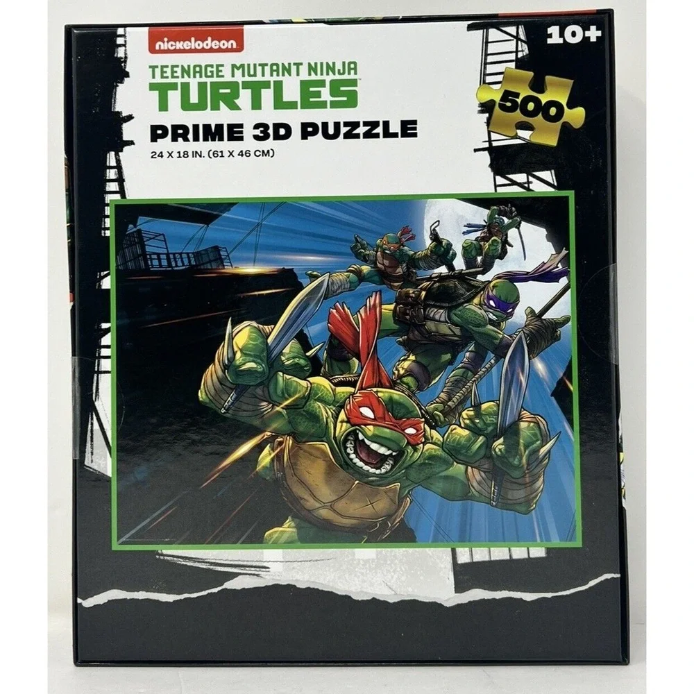 Nickelodeon Prime 3D Puzzle Teenage Mutant Ninja Turtles 500 Piece 24